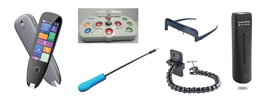 Assistive technology products montage